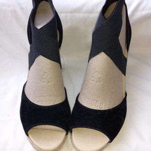 Women's Bamboo Black Espadrilles